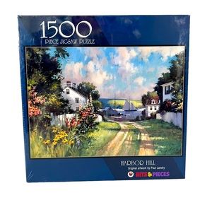 Bits & Pieces Harbor Hill 1500 Piece NIB Puzzle